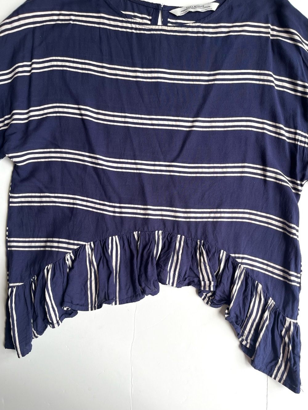 Zara Ruffle Hem Top - Picture 9 of 13